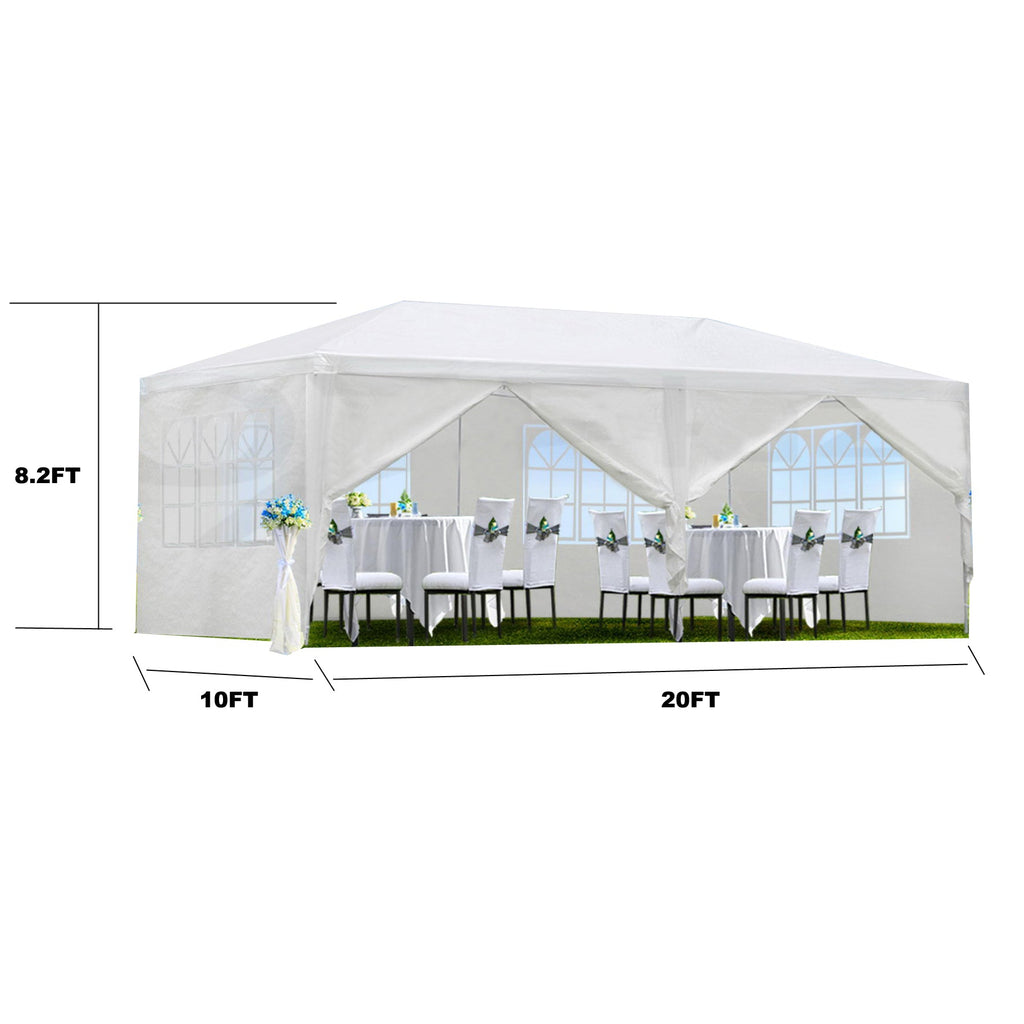 10x20' Outdoor Garden Gazebo Wedding Party Tent Canopy