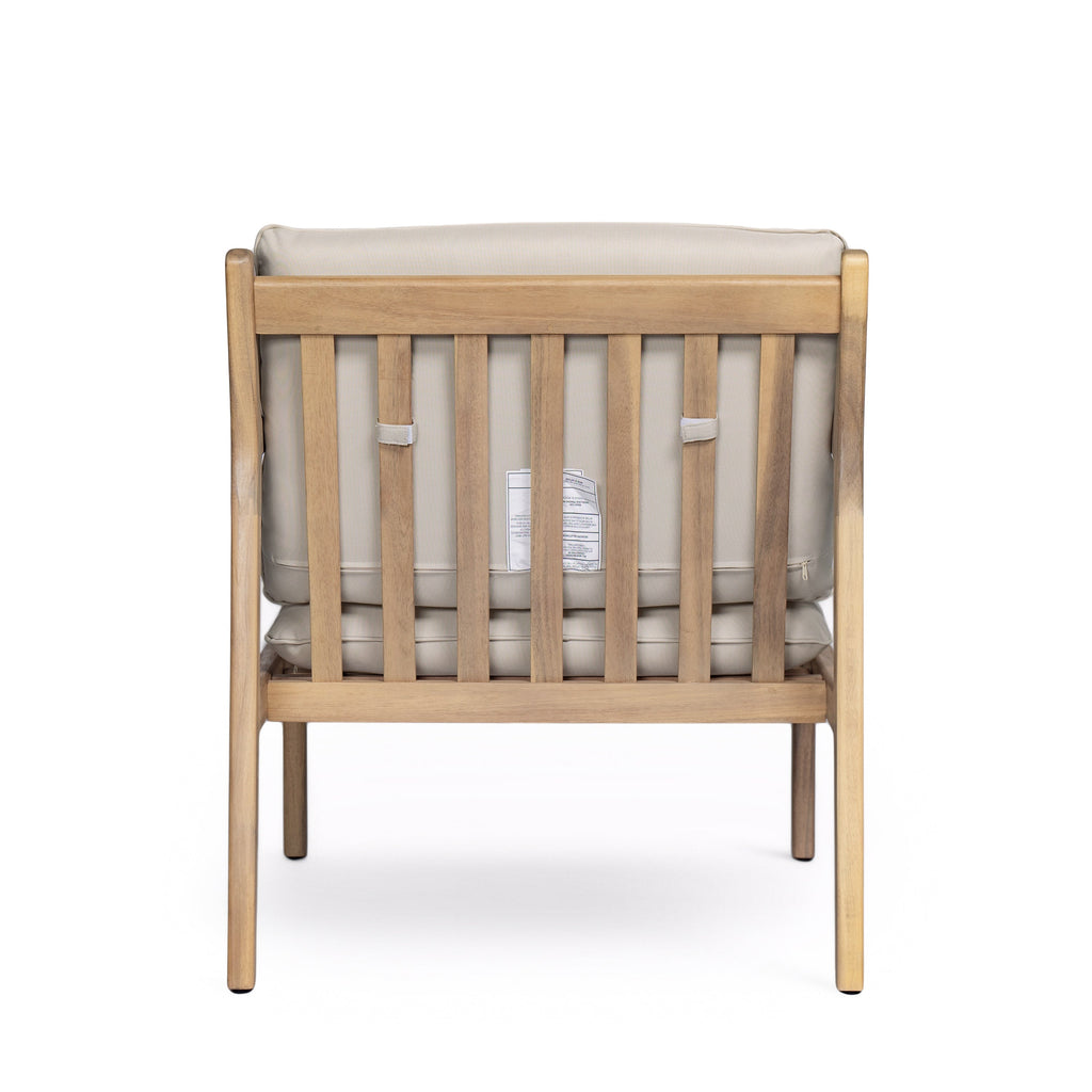 Outdoor Acacia Wood Armchair, Set of 2