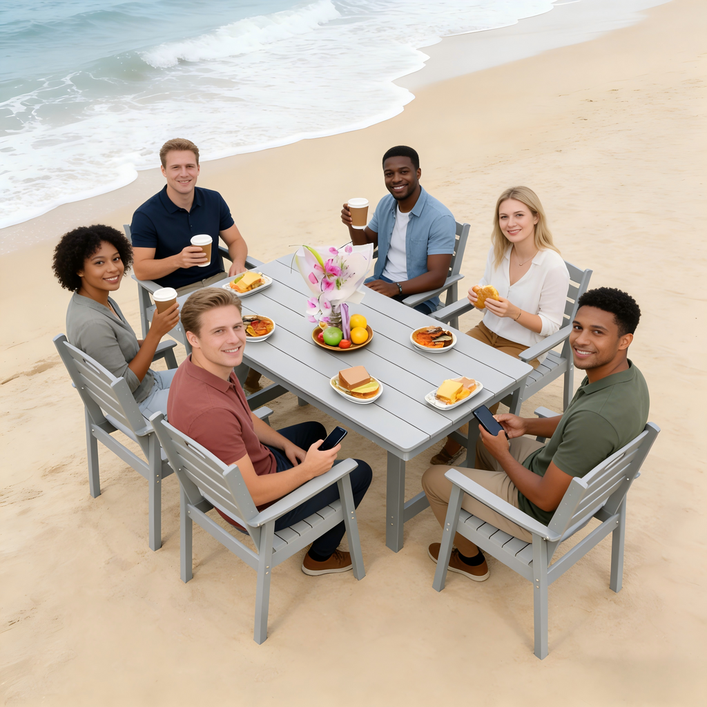 HDPE Outdoor Patio Dining Set