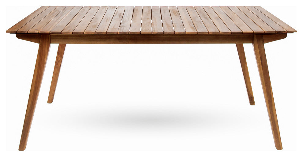 Outdoor 6 Seater Acacia Wood Dining Set with Cushions