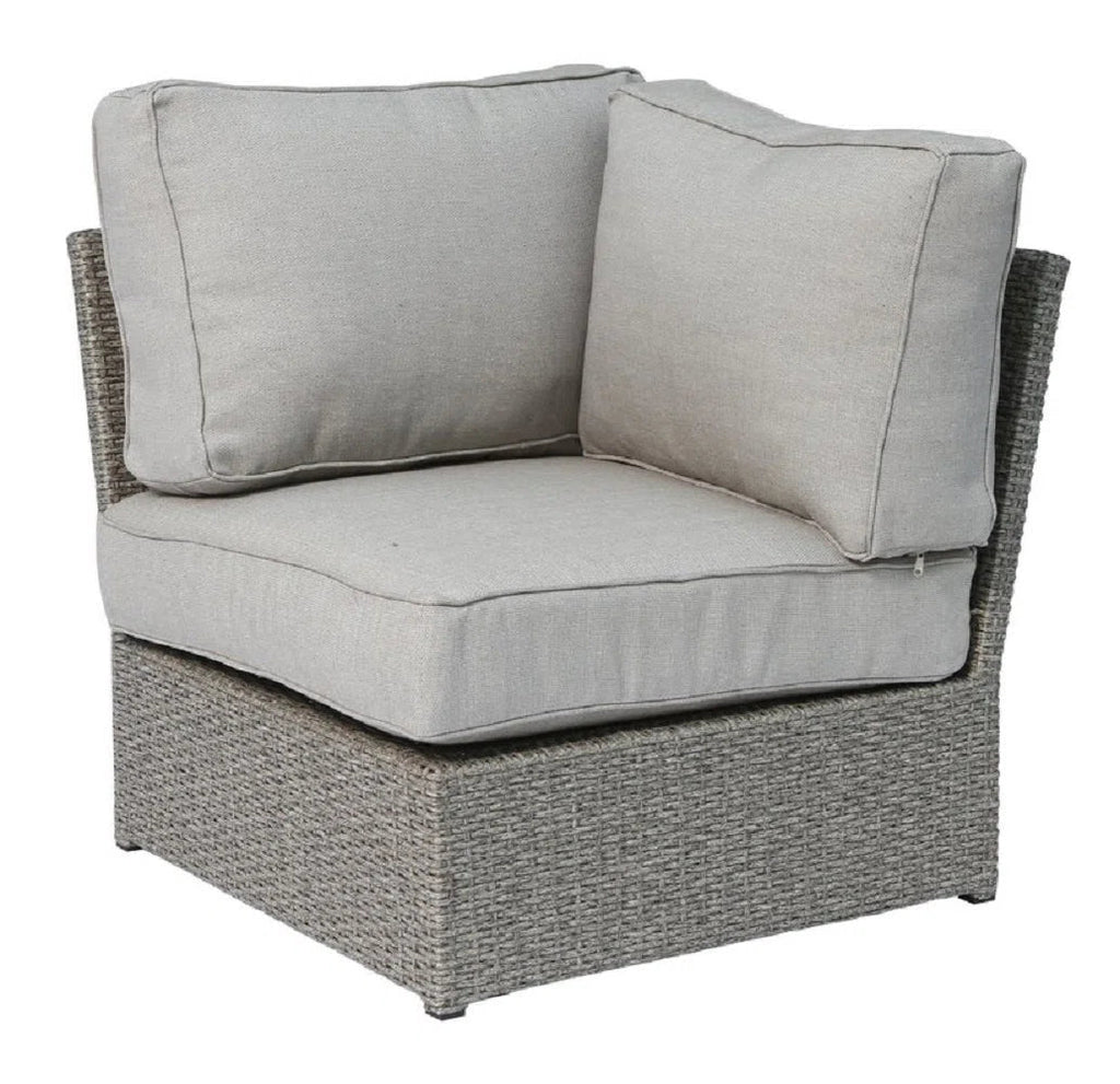 Outdoor Wicker 6-Person Sofa Set with Cushions