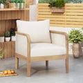 Outdoor Acacia Wood Patio Club Chair