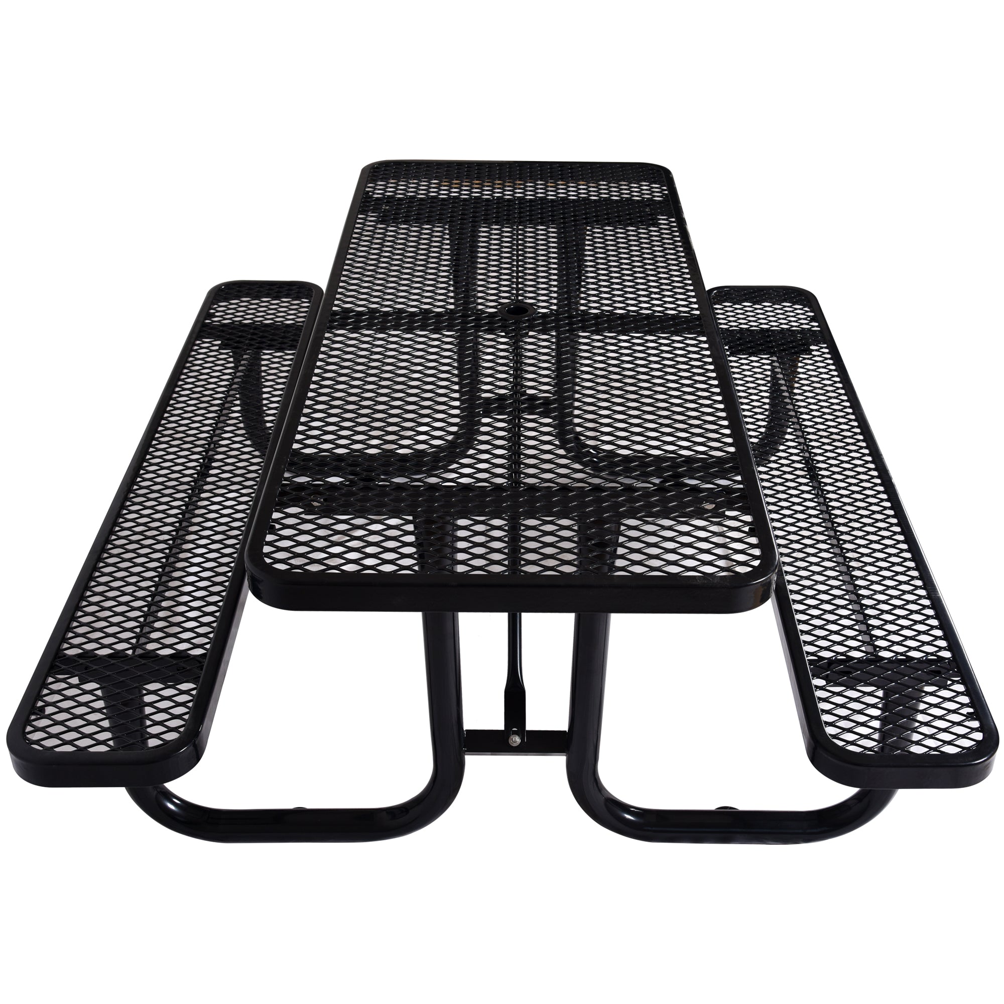 6 ft. Rectangular Outdoor Steel Picnic Table
