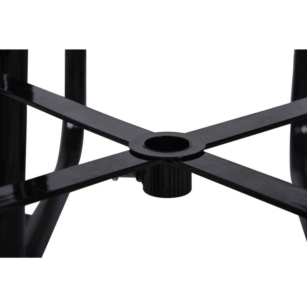 Square Outdoor Steel Picnic Table 46"