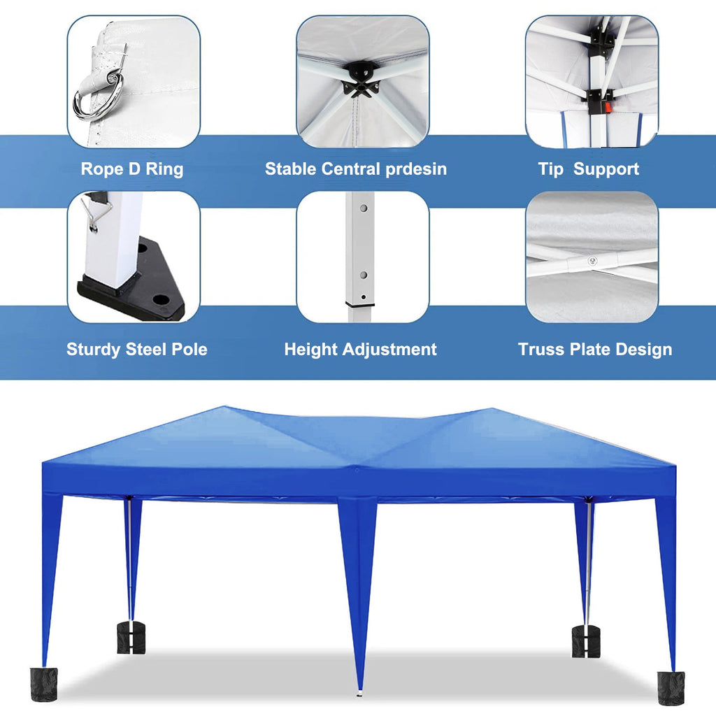 10'x20' EZ Pop Up Canopy Outdoor Portable Party Folding Tent
