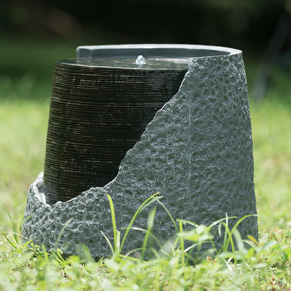 20" Indoor Outdoor Polyresin Water Fountain