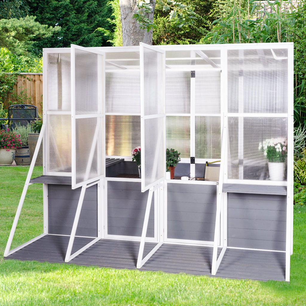 Wooden Lean To Greenhouses for Outdoors