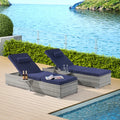 Outdoor PE Rattan Furniture Deck Chair