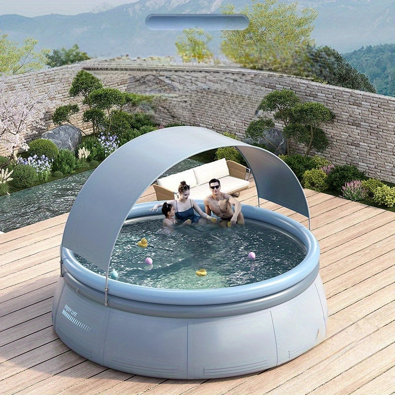 141.73in Outdoor Inflatable Swimming Pool
