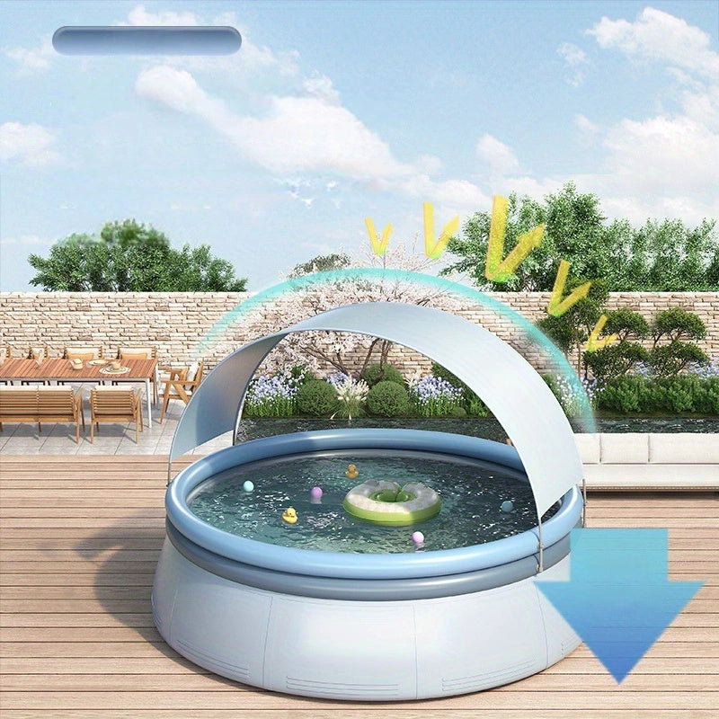 141.73in Outdoor Inflatable Swimming Pool