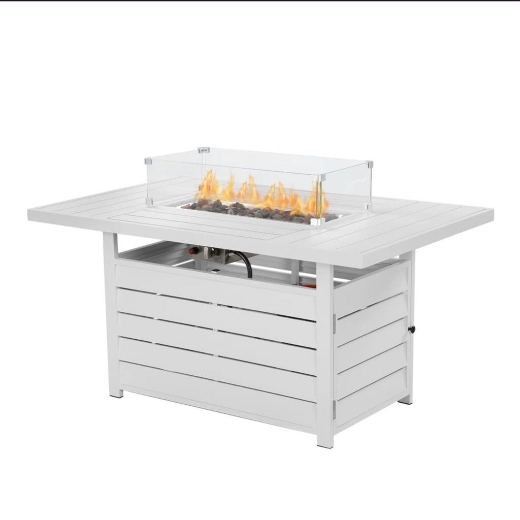 54.3 Inches Outdoor Patio Fire Pit Table