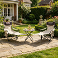 2PCS Outdoor Camping Chairs - Folding & Adjustable