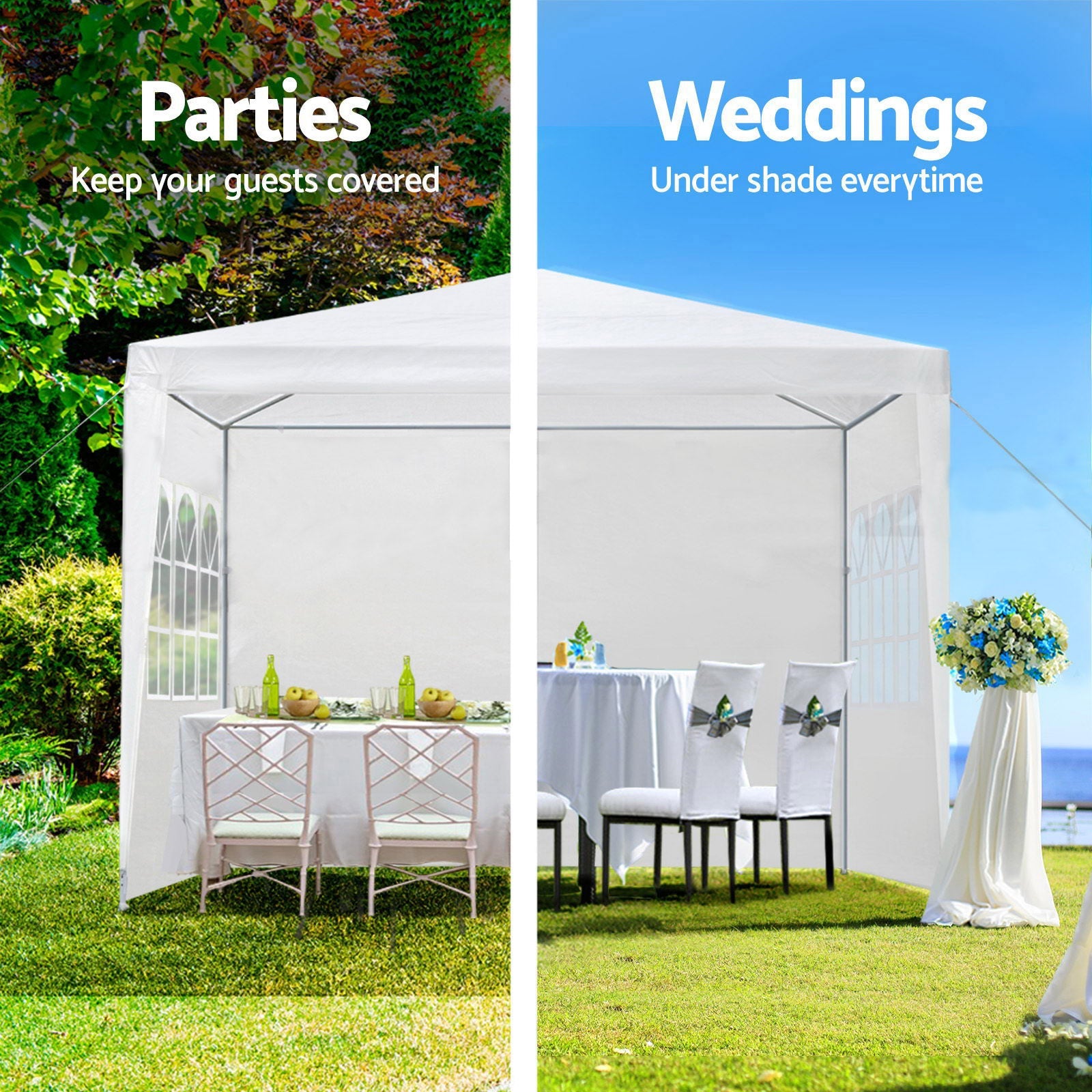 10x20' Outdoor Garden Gazebo Wedding Party Tent Canopy