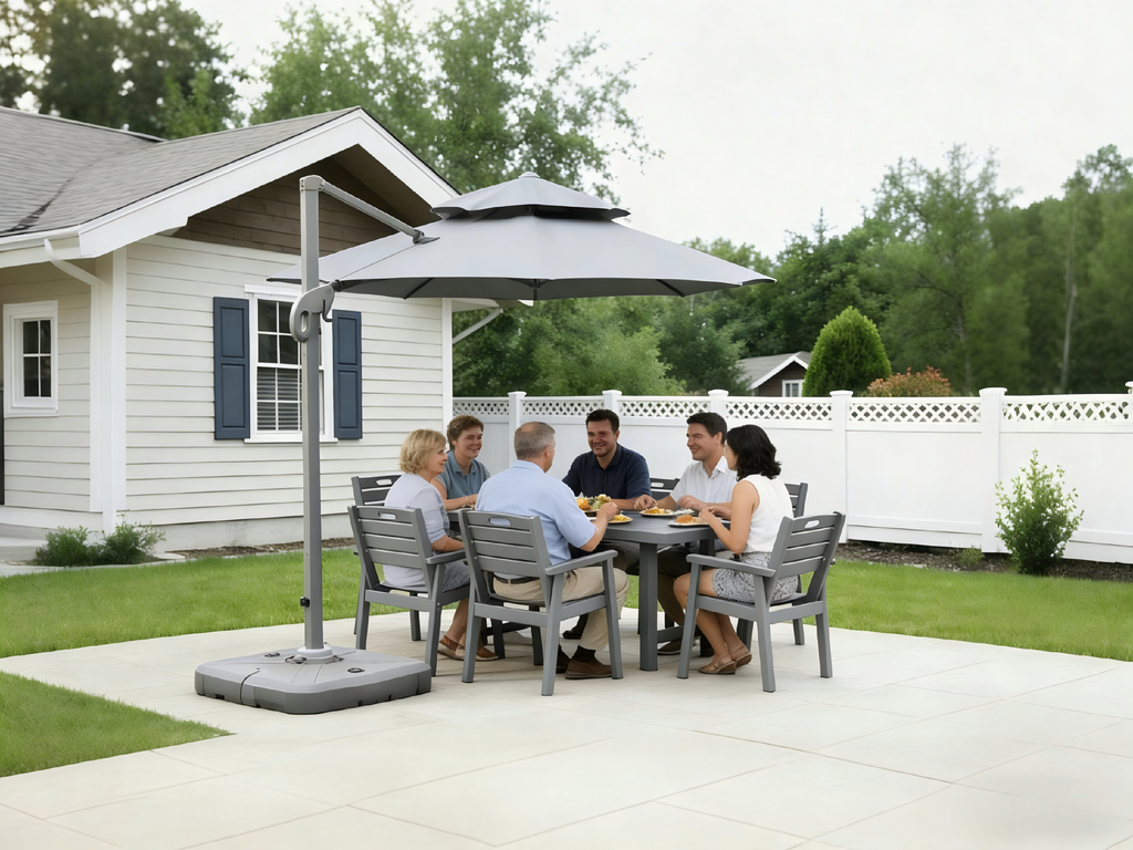 HDPE Outdoor Patio Dining Set