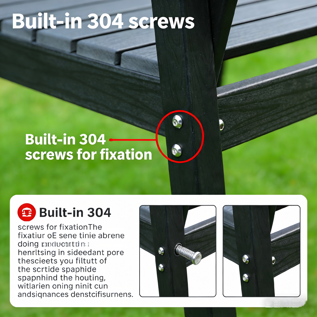 HDPE Outdoor Patio Dining Set