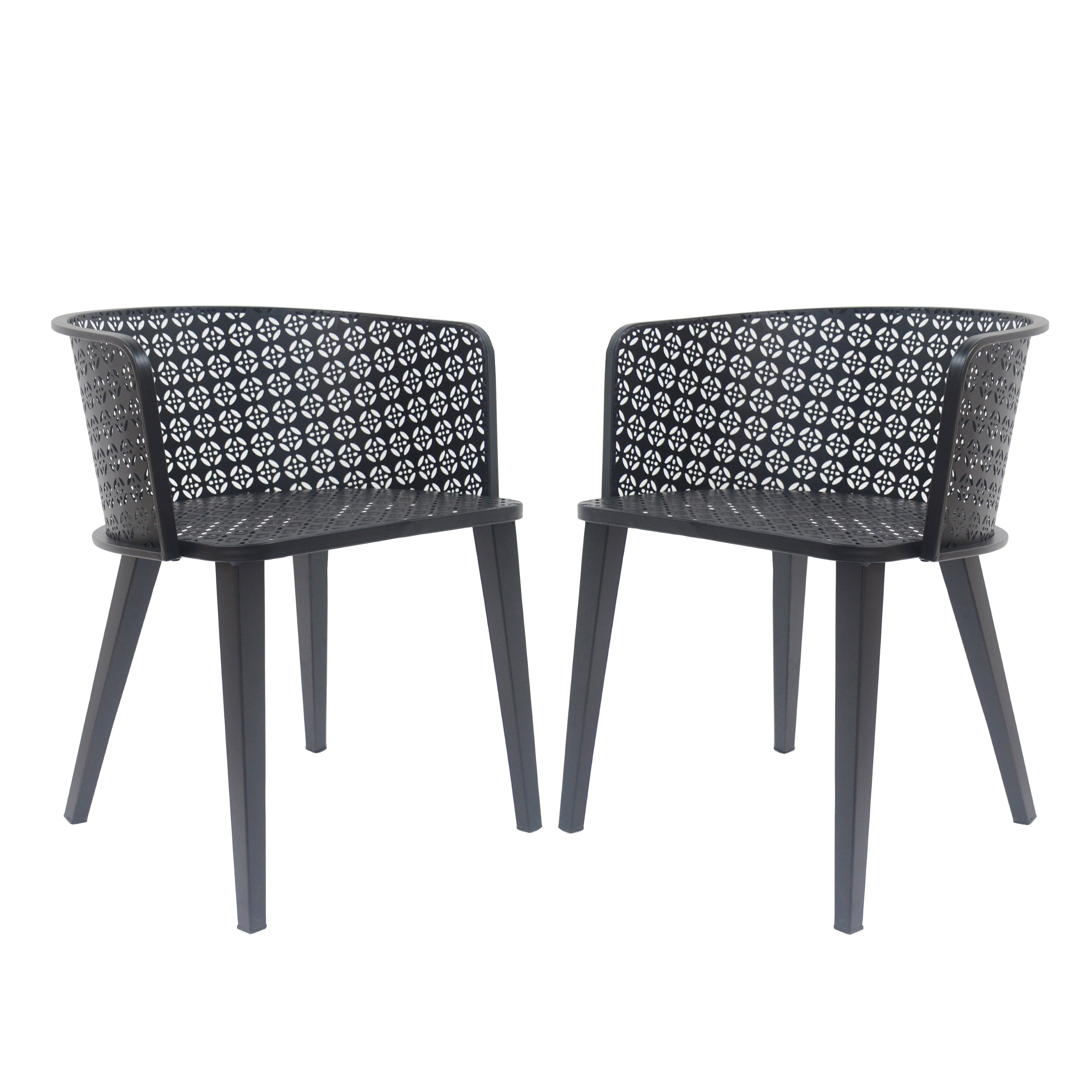 Milan Outdoor Dining Chair (Set of 2)