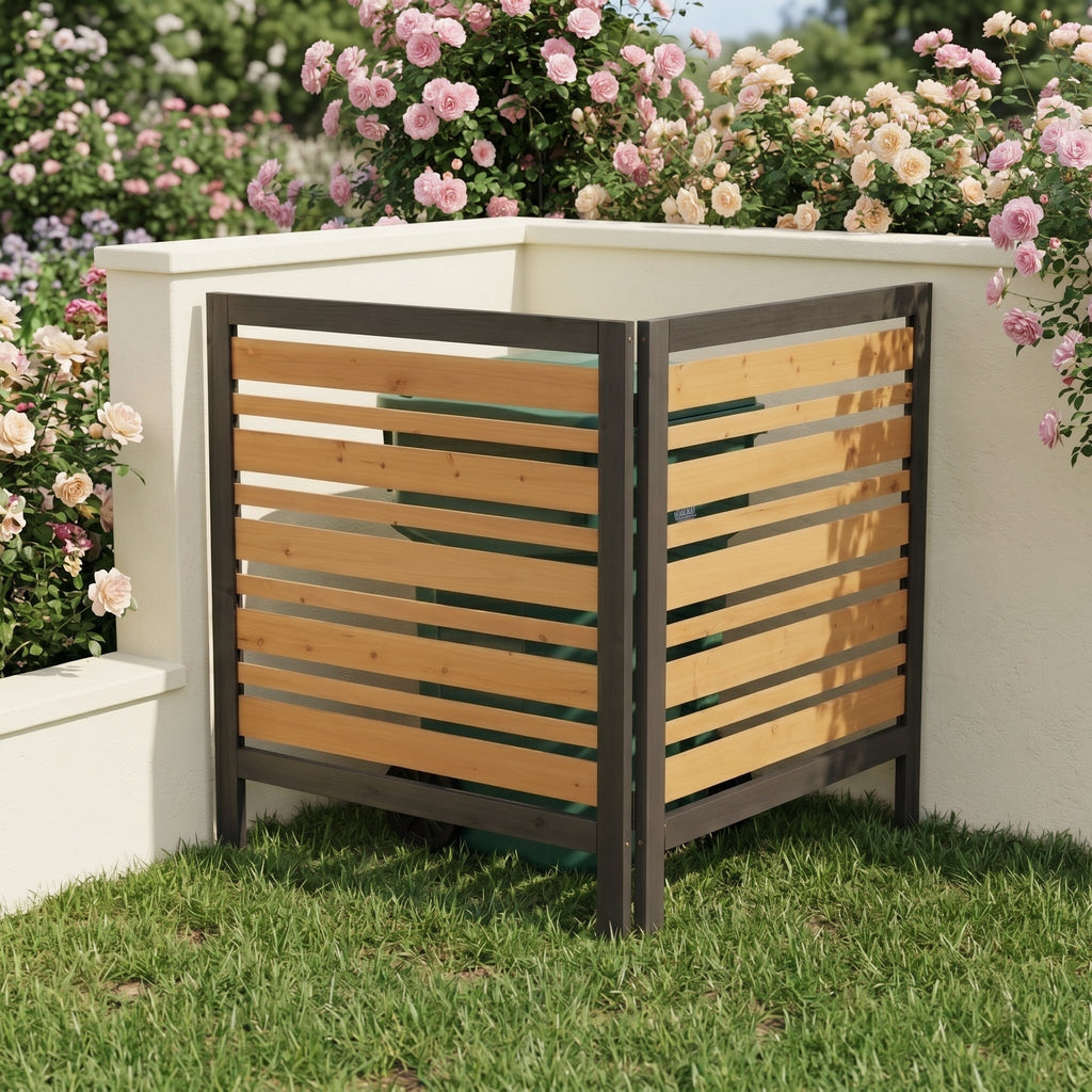 2-Panel Outdoor Air Conditioner Fence Screen