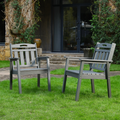 HDPE Outdoor Terrace Dining Chair Set