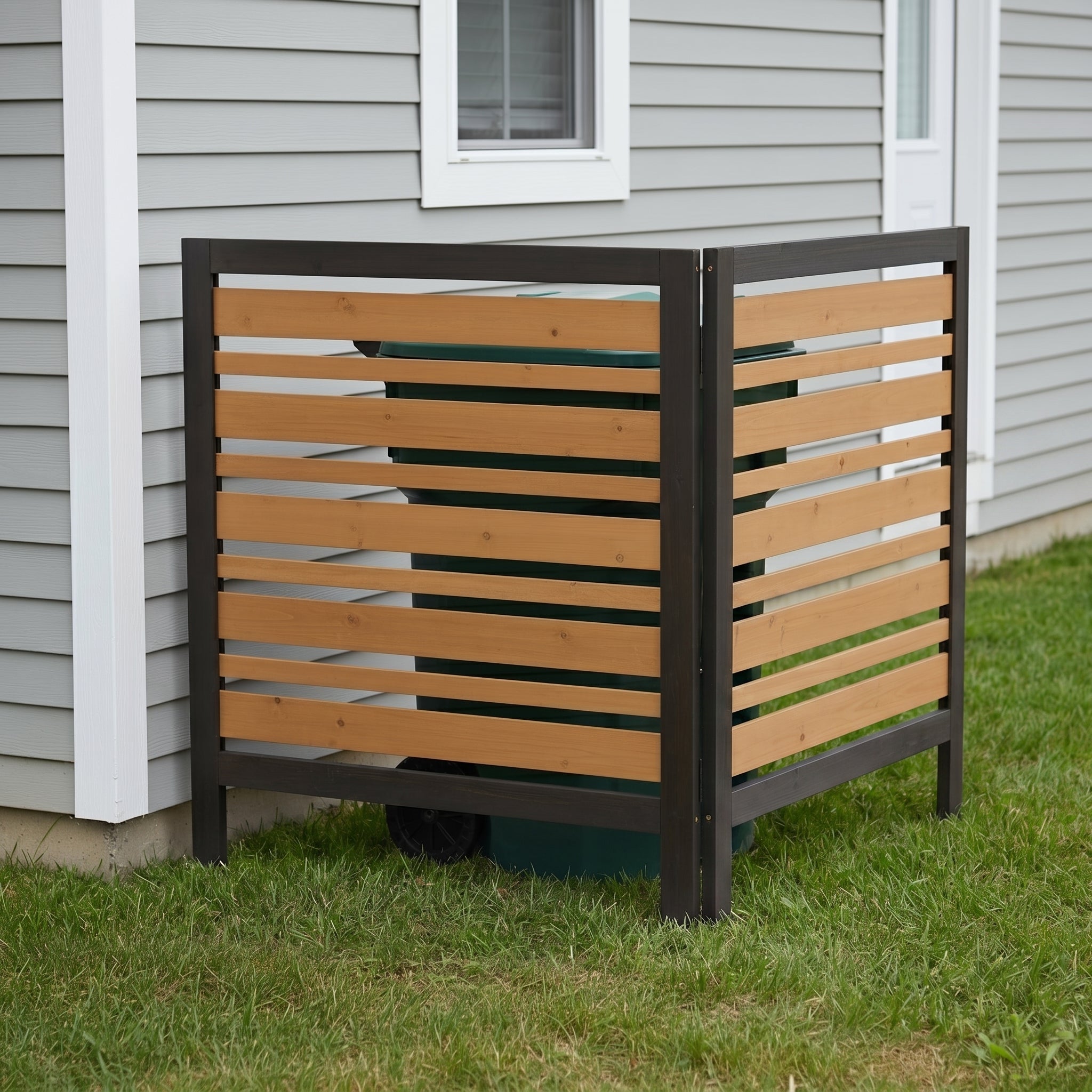 2-Panel Outdoor Air Conditioner Fence Screen