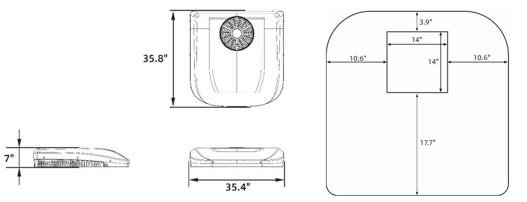 Velit 3000R - 24V Rooftop Air Conditioner