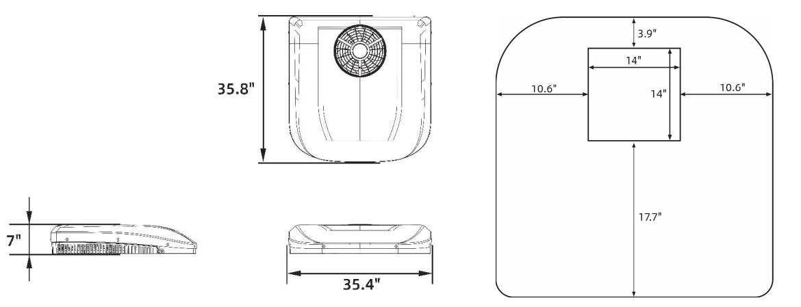 Velit 3000R - 24V Rooftop Air Conditioner