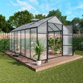 8x14 FT Aluminum Greenhouse for Outdoor Use