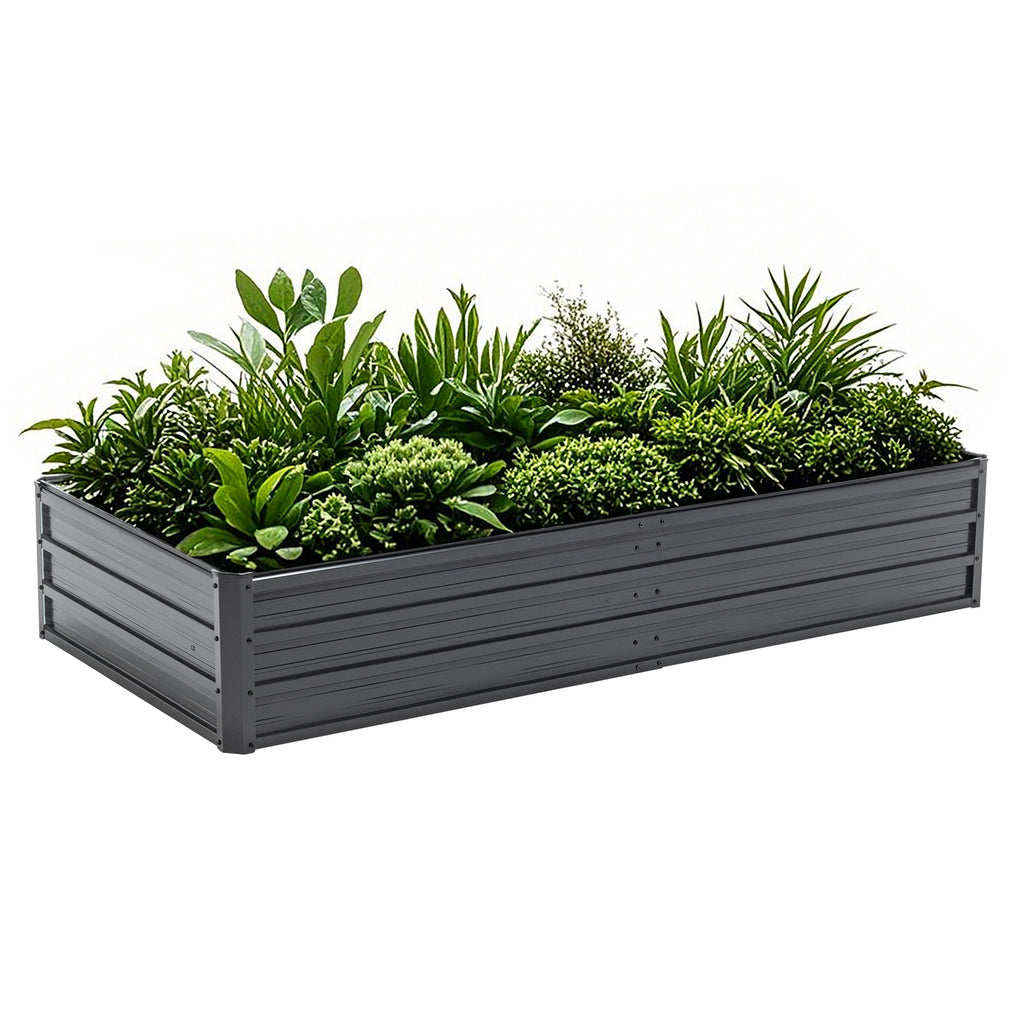 Metal Raised Garden Bed Outdoor Planter Box