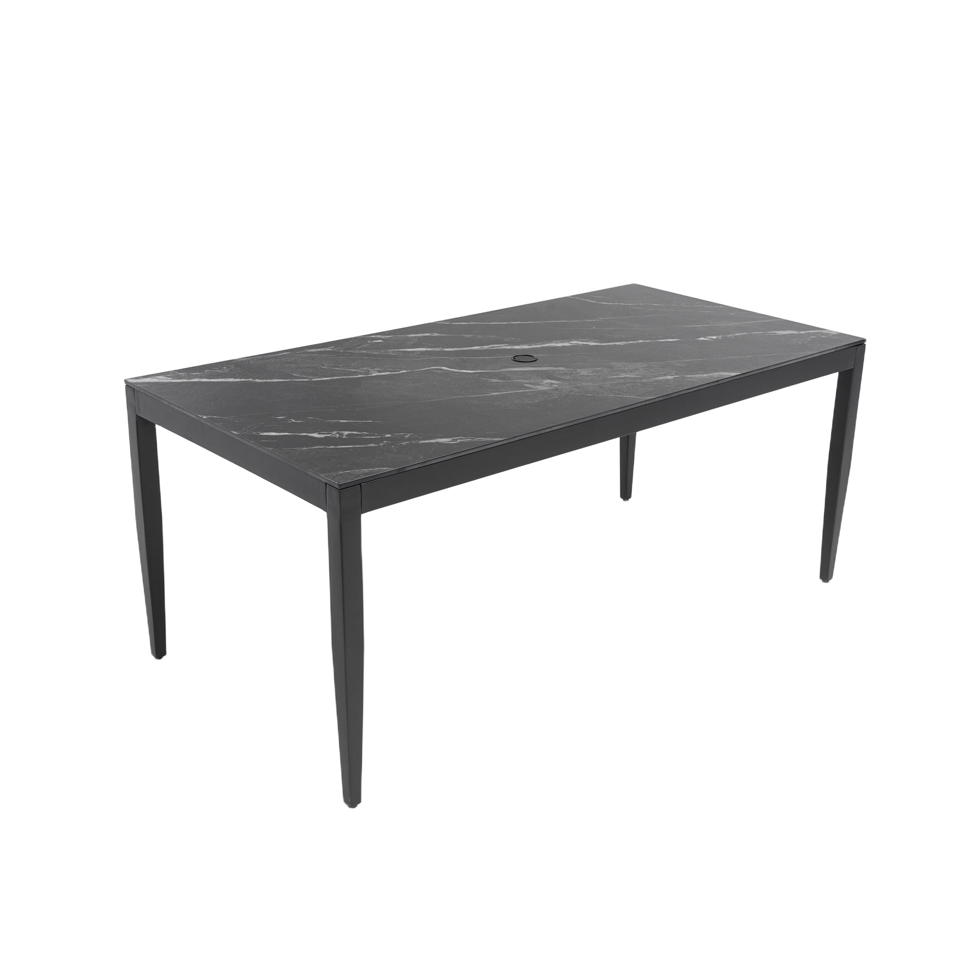 Outdoor Modern Patio Aluminum Dining Table