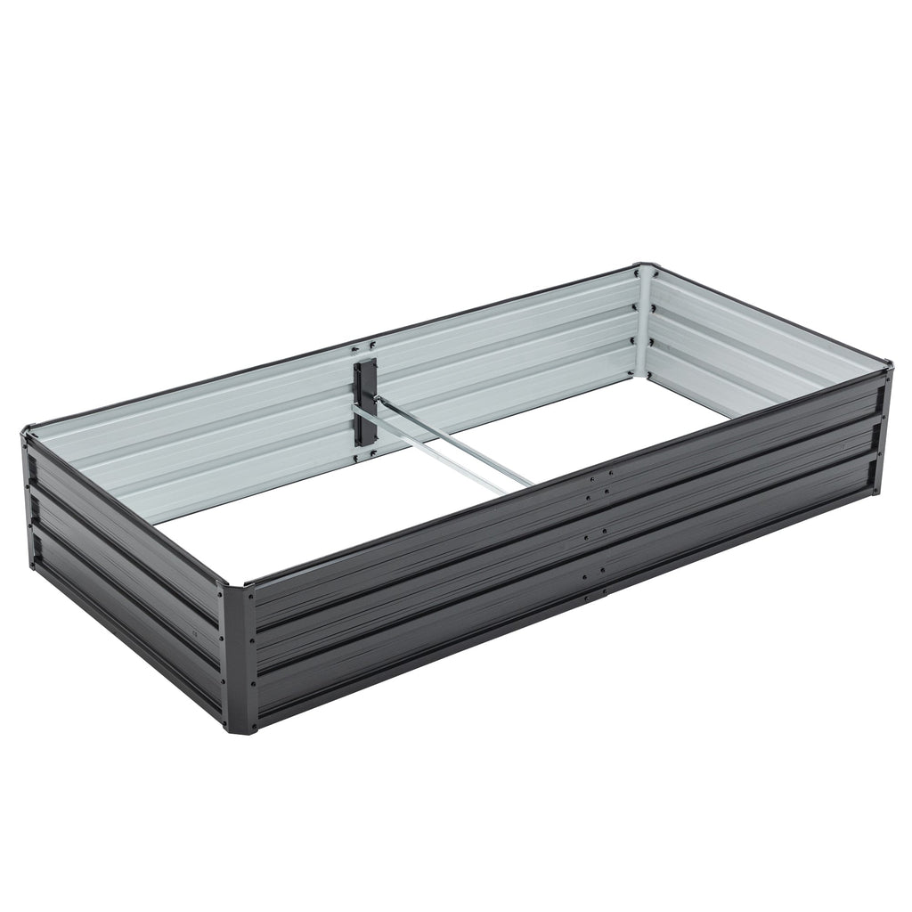 Metal Raised Garden Bed Outdoor Planter Box