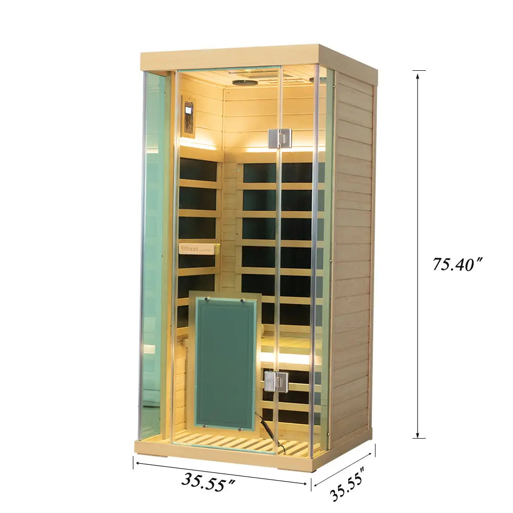 Wizzisaunas SH01 1 Person Far Infrared Sauna
