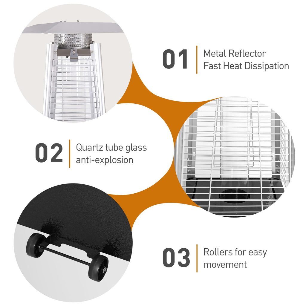 Patio Heater 48,000 BTU Outdoor Heaters for Patio