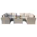 Fully Assembled Outdoor Wicker Seating Group for 4 with Cushions