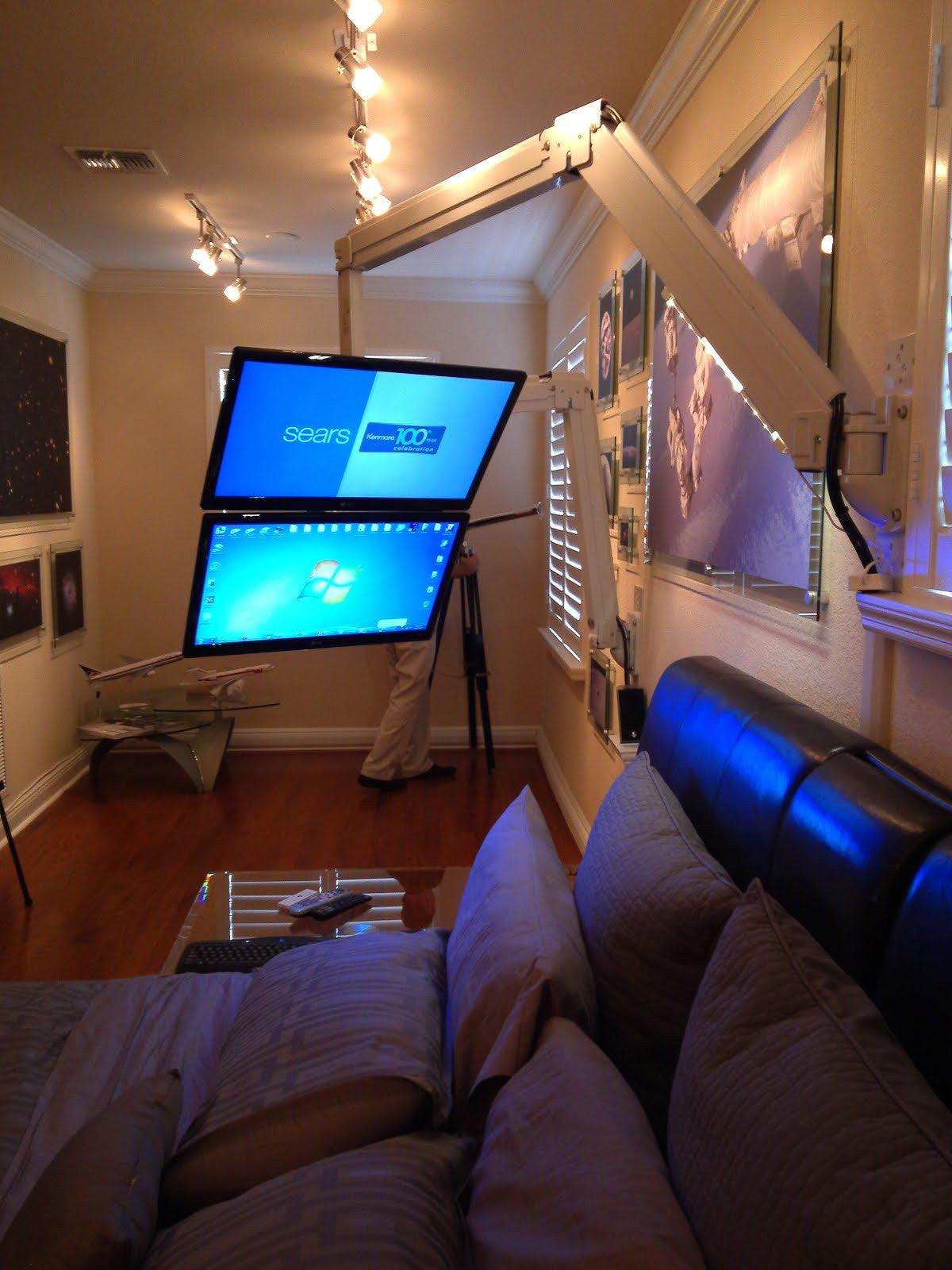 DW630W  Extra Long Reach Wall Monitor Arm  Over the Bed 63 inch long