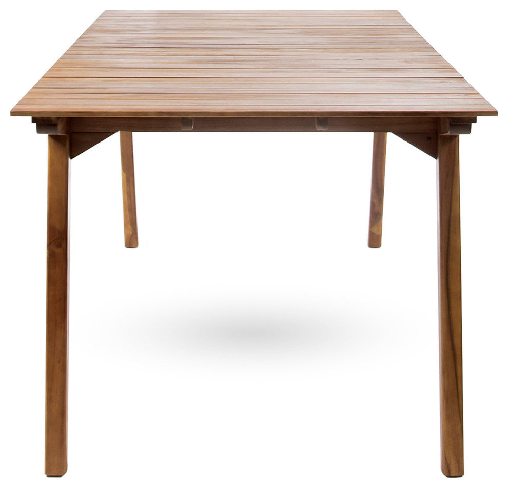 Outdoor 6 Seater Acacia Wood Dining Set with Cushions