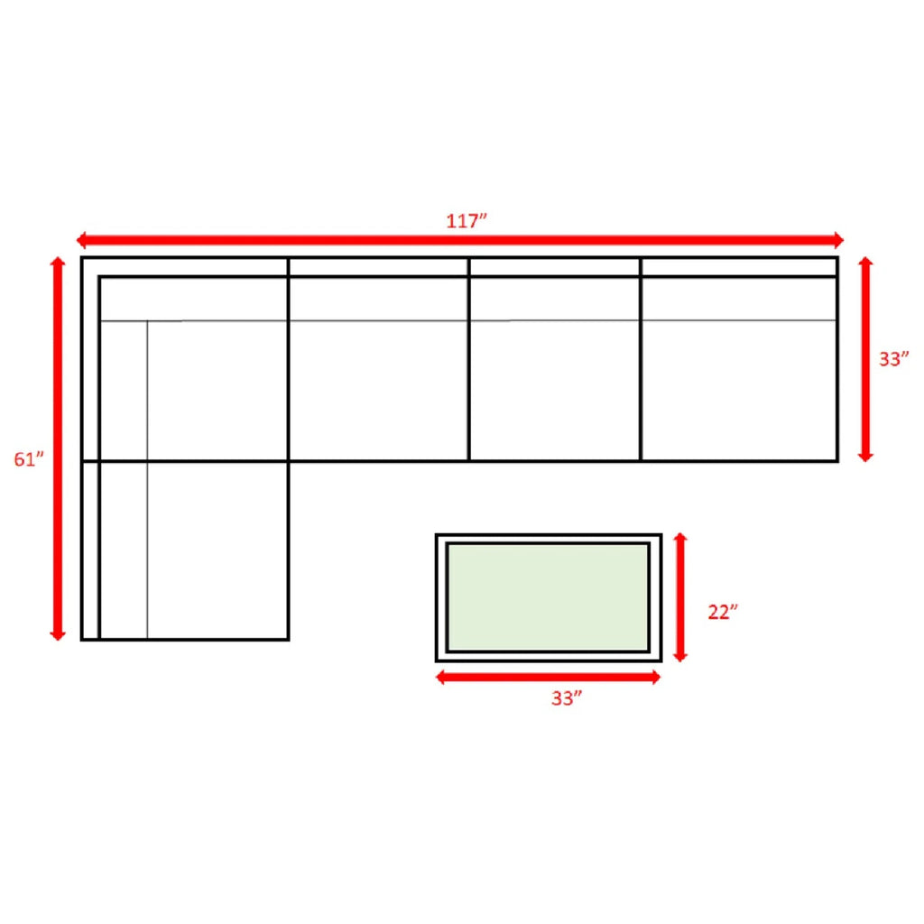 4-Person Outdoor Wicker Seating Set with Cushions – Fully Assembled