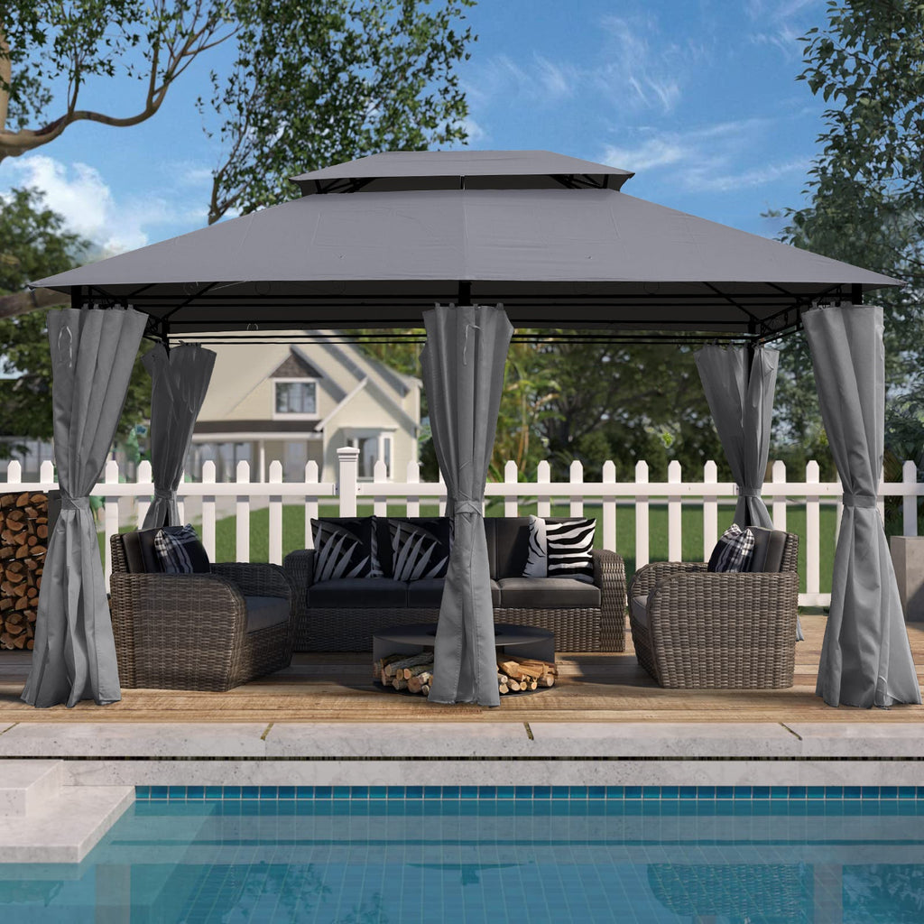 13x10 Outdoor Patio Gazebo Canopy Tent