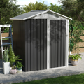 5.4x4.27 FT Outdoor Storage Shed with Hinge Door