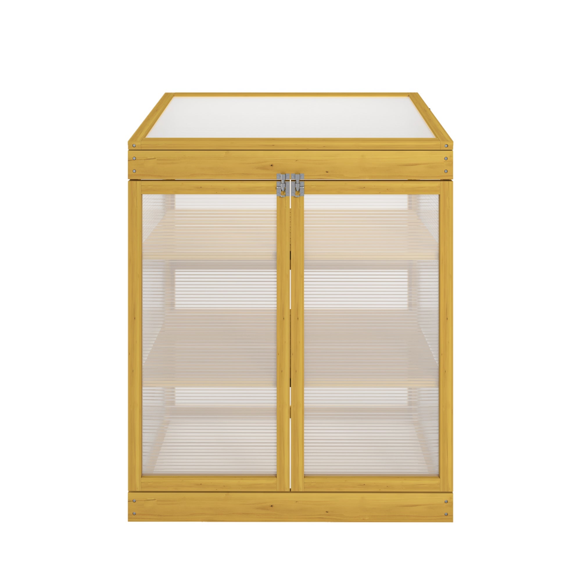 Wooden Cold Frame Greenhouse for Outdoor Gardening