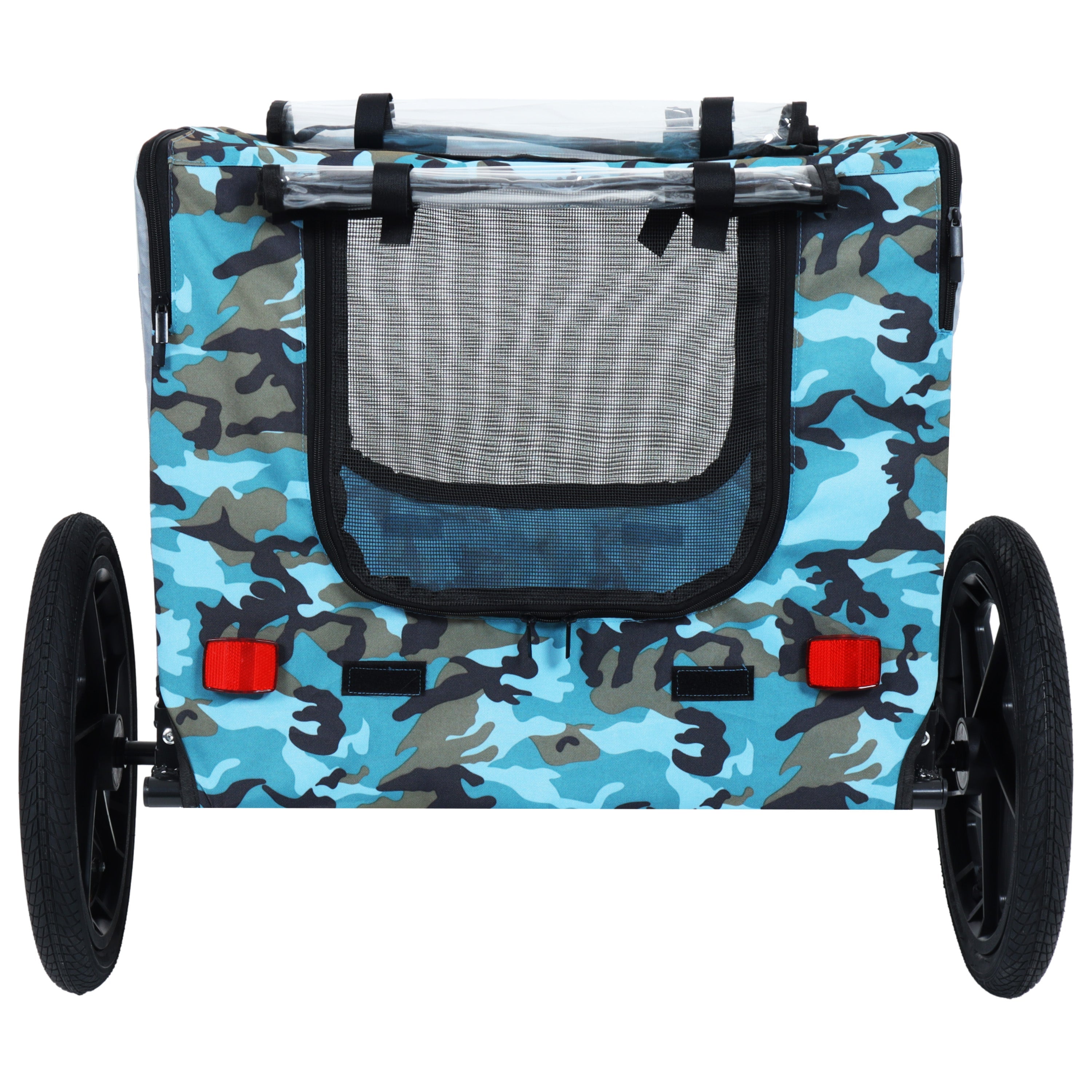 Outdoor Heavy Duty Collapsible Pet Bike Trailer