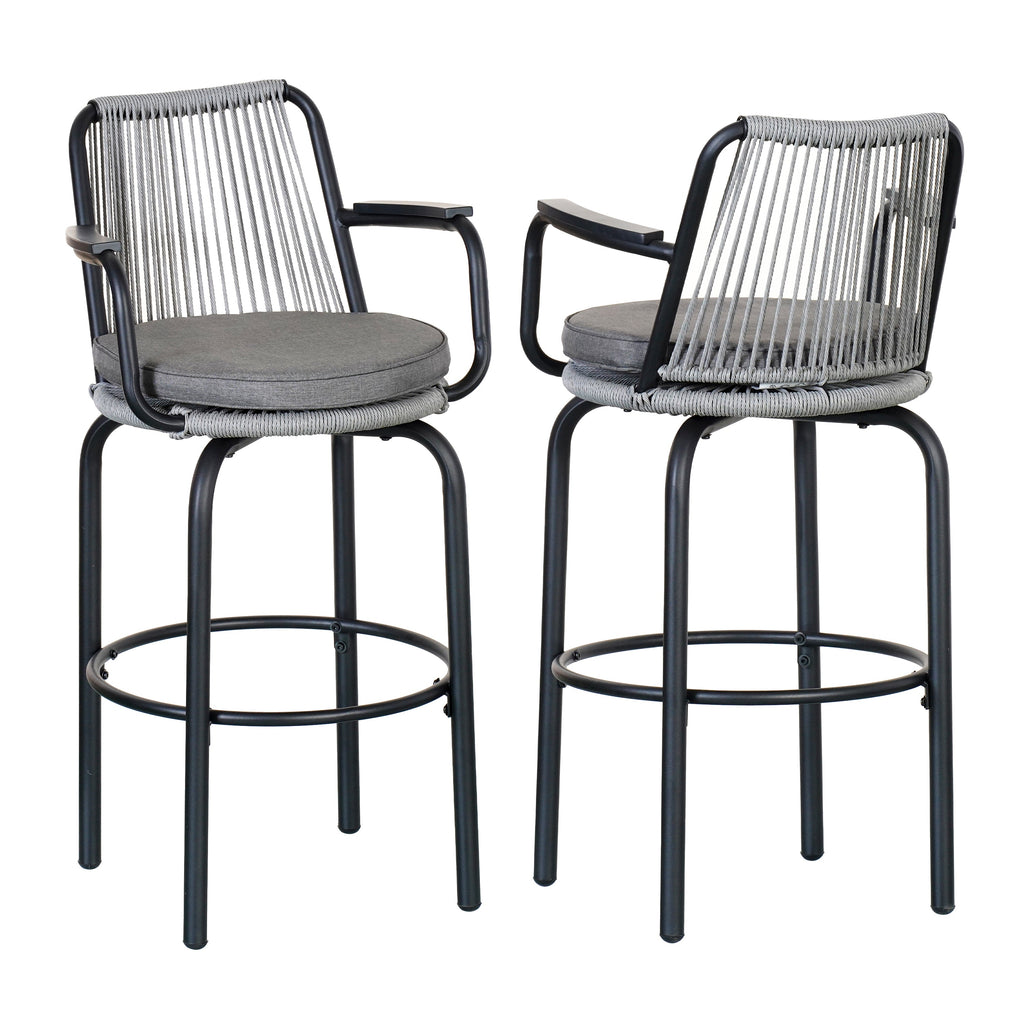 Outdoor Patio Bar Stools Set of 2