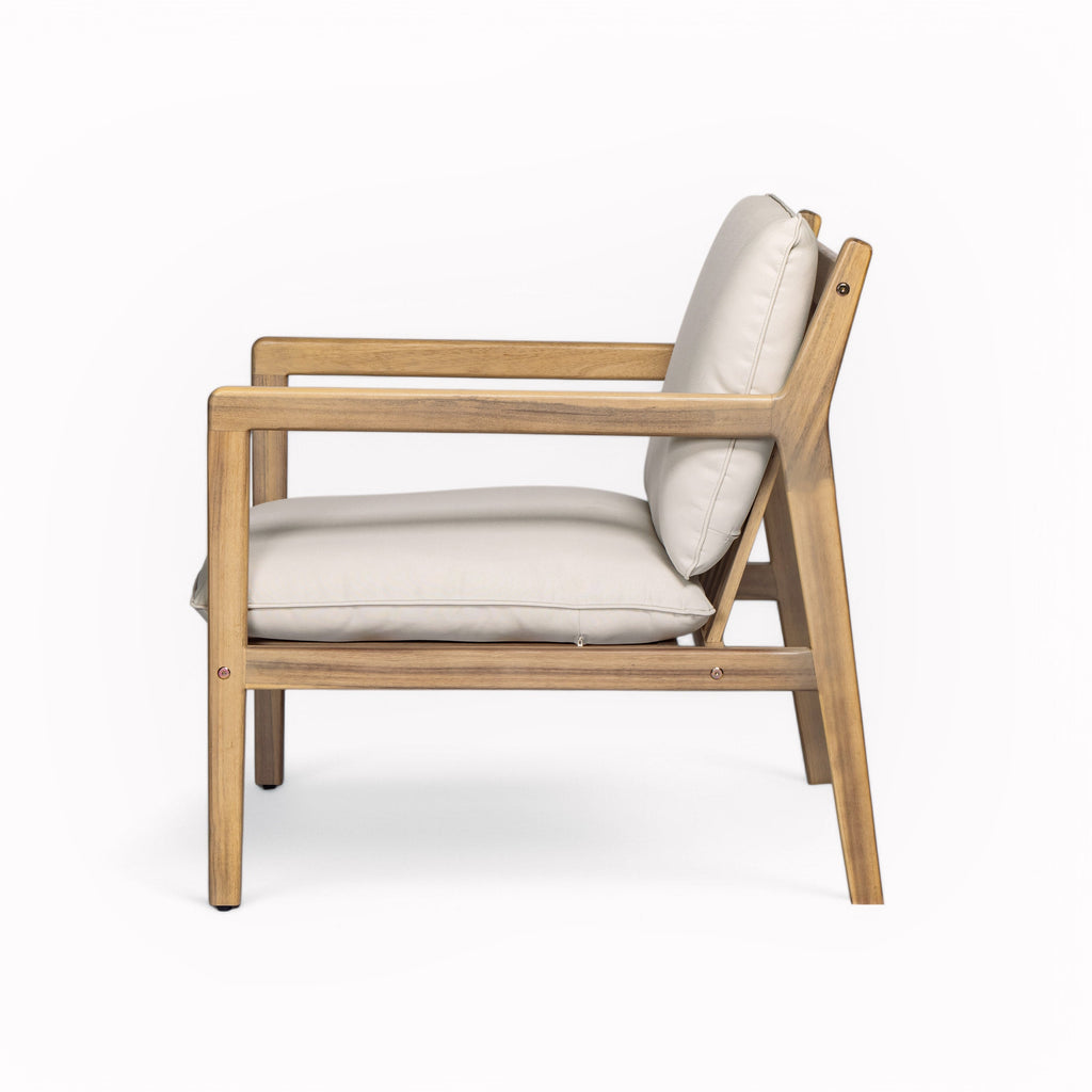 Outdoor Acacia Wood Armchair, Set of 2