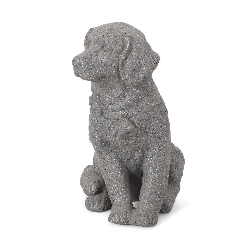 MGO Dog Statue - Outdoor Dog Statue in Stone
