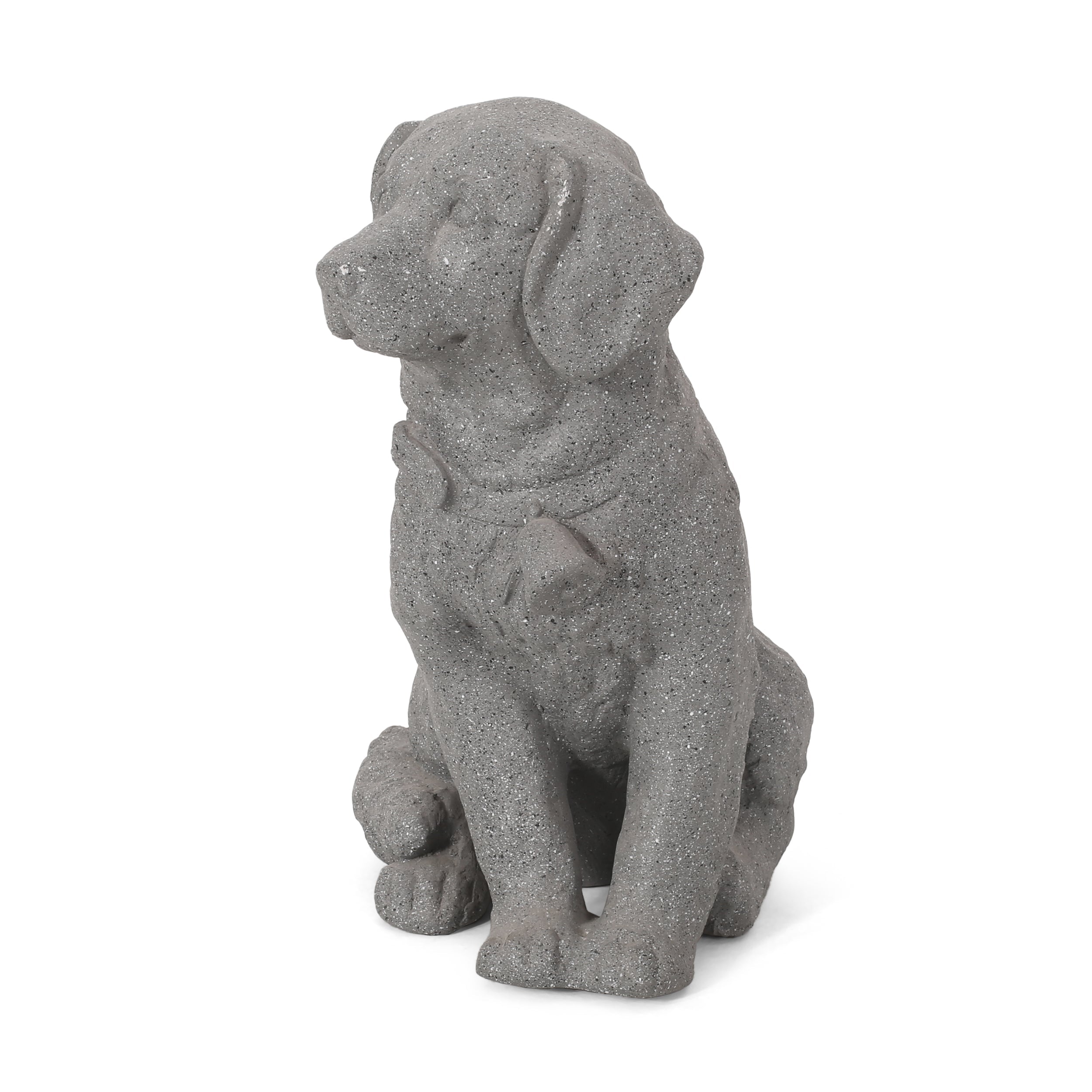 MGO Dog Statue - Outdoor Dog Statue in Stone