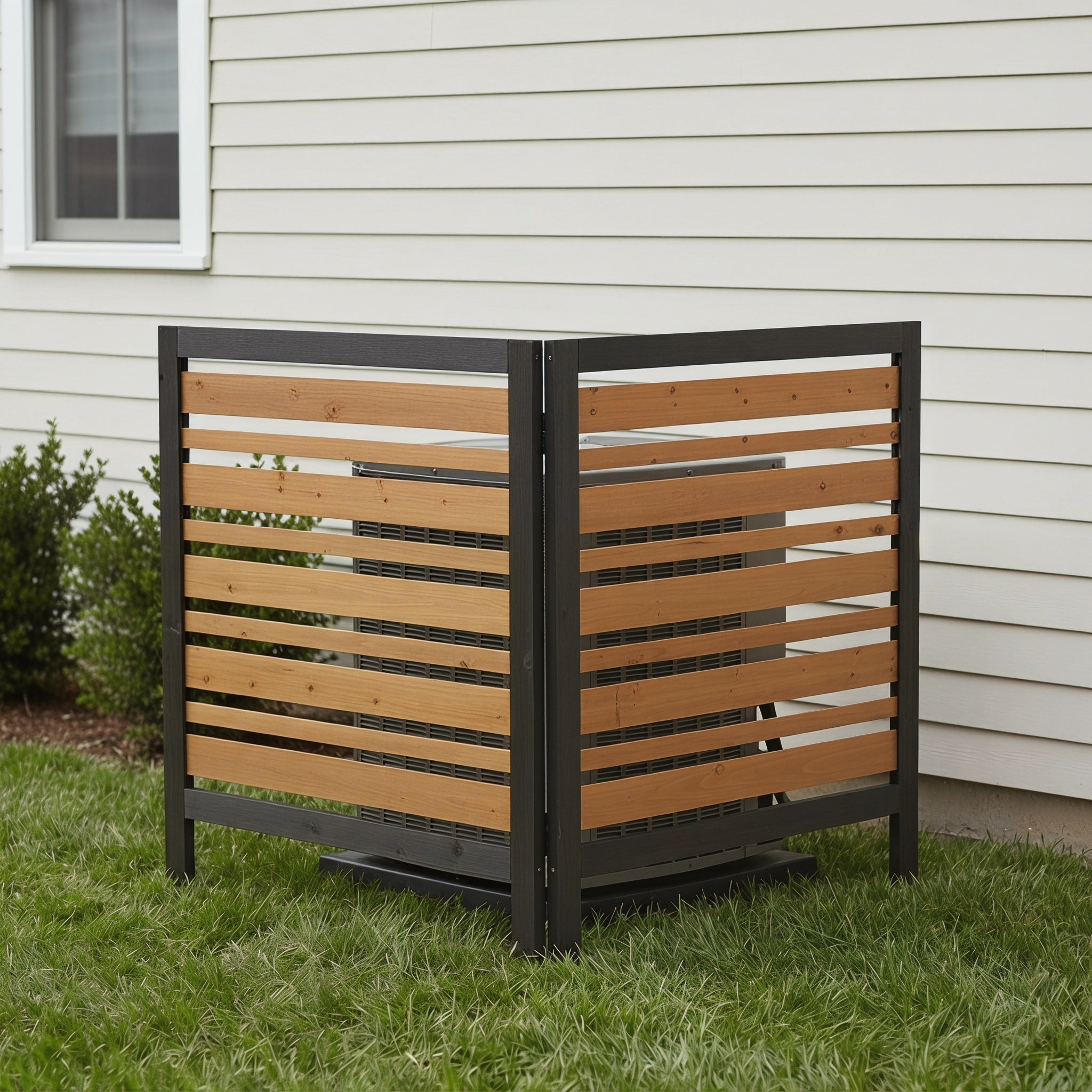2-Panel Outdoor Air Conditioner Fence Screen