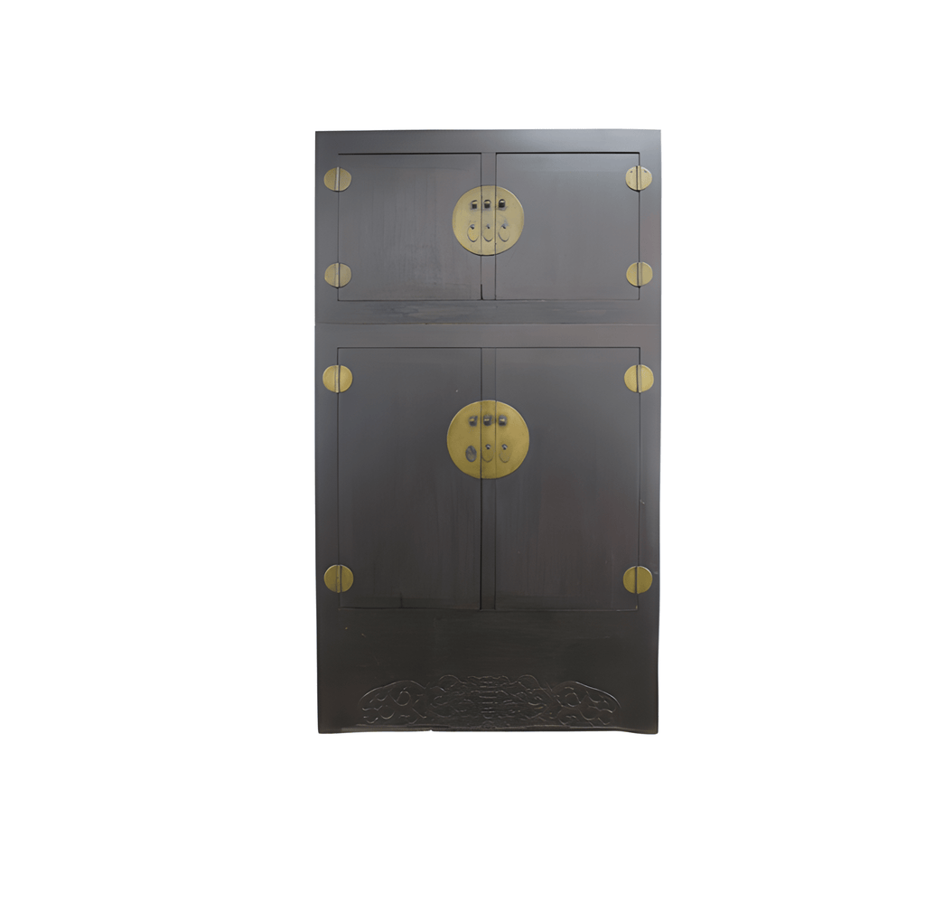 8 Feet Tall Antique Chinese Compound Cabinet