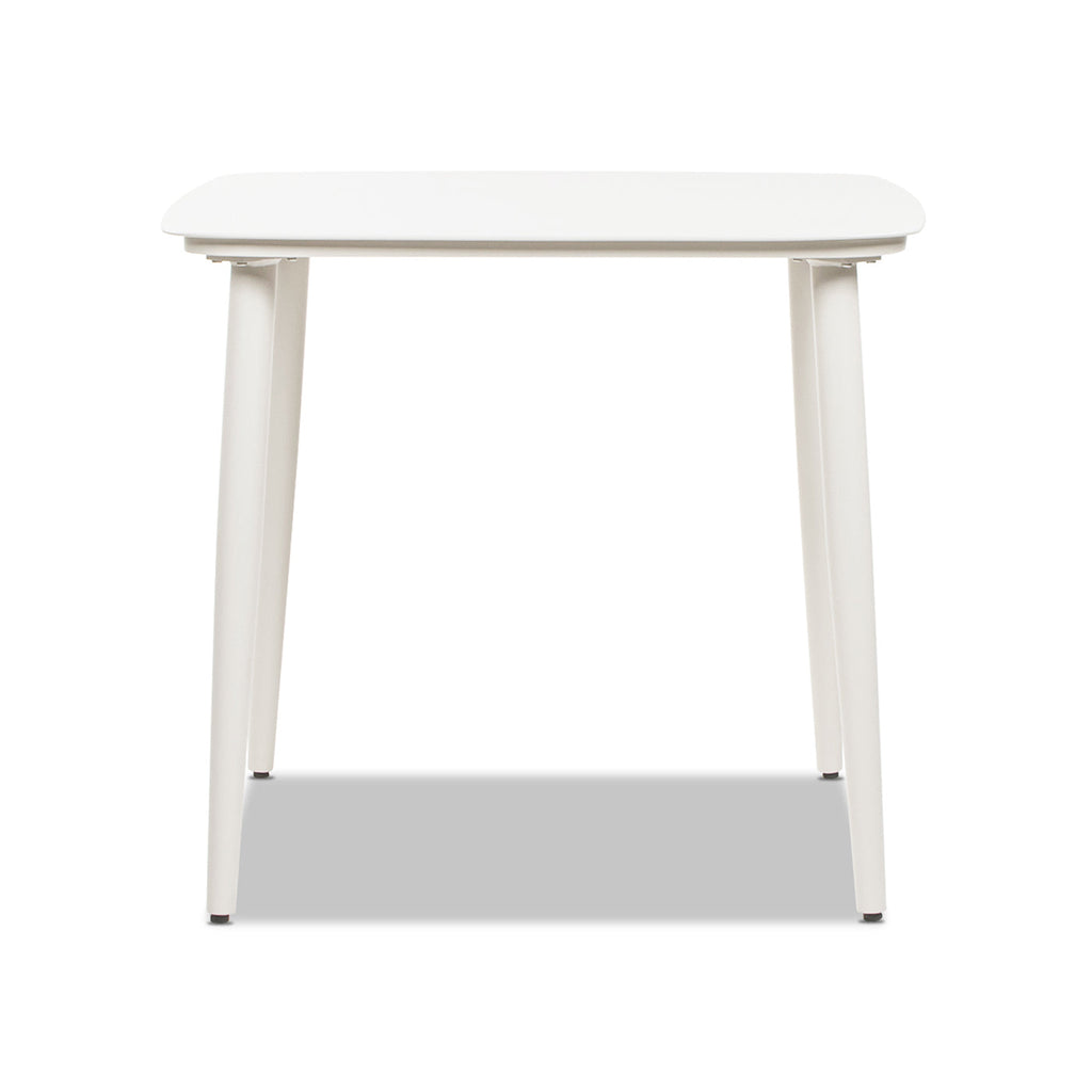 Santorini 33.5" Square Outdoor Patio Table Aluminum