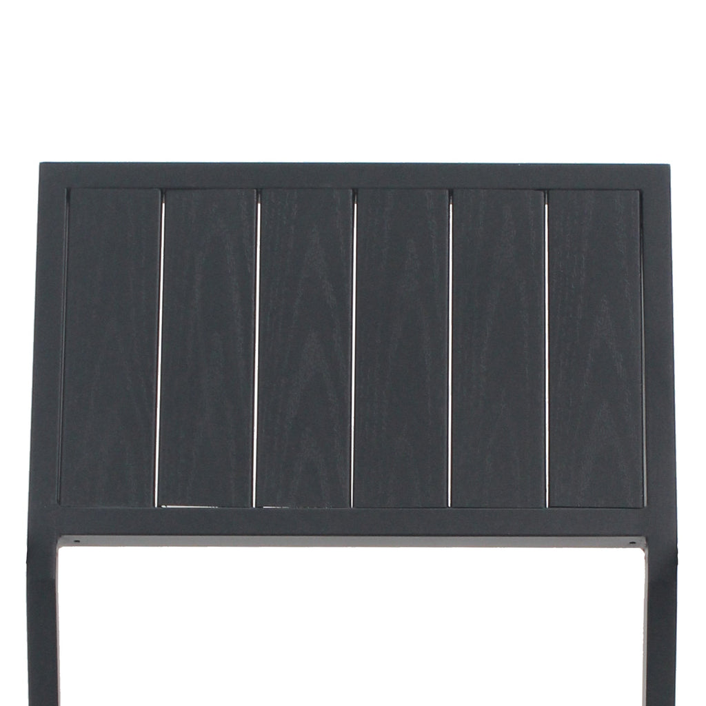 Modern Outdoor Indoor Metal Side Chair Set of 2