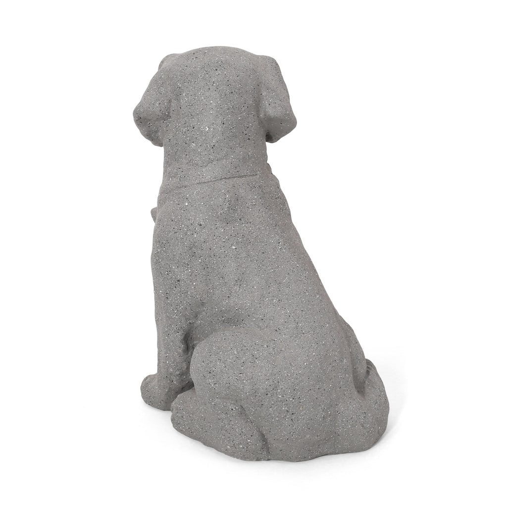 MGO Dog Statue - Outdoor Dog Statue in Stone