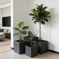 Large Outdoor Indoor Planter Set of 4
