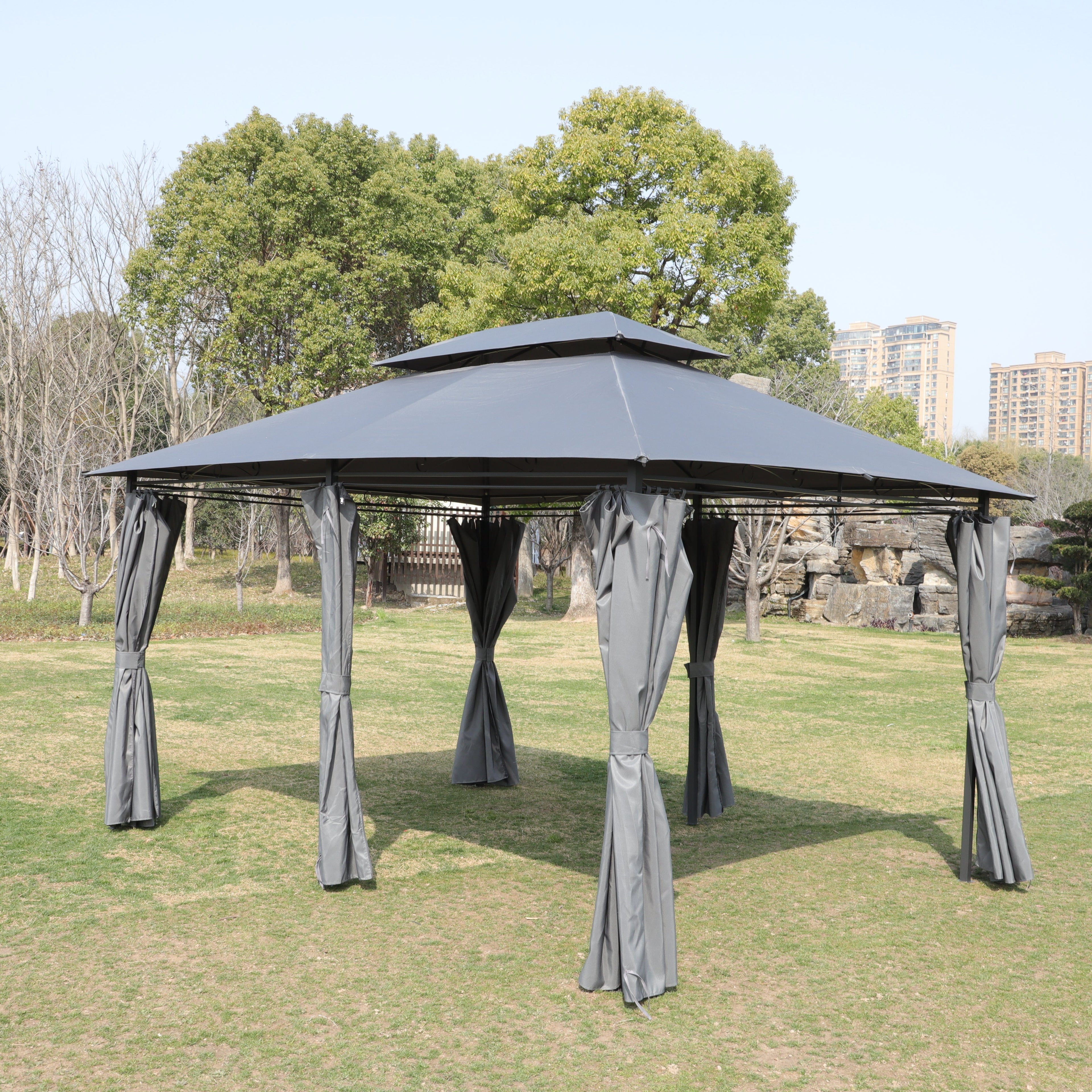 13x10 Outdoor Patio Gazebo Canopy Tent